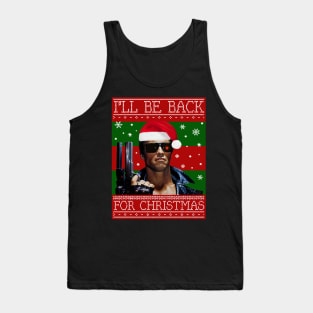 Ill Be Back For Christmas Terminator Knit Tank Top